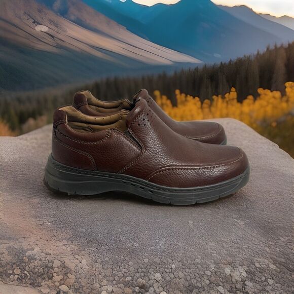 ???Clarks Mens Size 10 Slip On Sneakers VGC???‎ main image 5